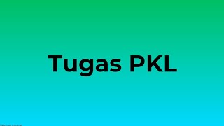 Spreadsheet | Tugas PKL