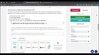 AWS Create an Amazon EC2 Instance Linux and Deploying an sample web application Description and 1 mo