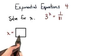 Exponential Equations Practice 4 - Visualizing Algebra