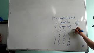 using systematic sampling technique
