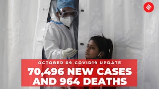Coronavirus Update: India records 70,496 new Covid19 cases on Oct 9