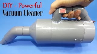 How to Make a Powerful Vacuum Cleaner Using 775 Motor and PVC Pipe