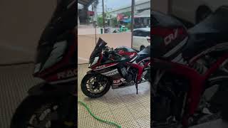 นานๆที ได้อาบน้ำให้ลูกชาย #CBR650F #650 #CBR