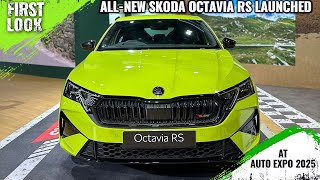 All-new Skoda Octavia RS Launched At Bharat Mobility Expo 2025 - Full Interior Exterior