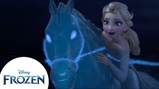 Elsa Tames a Magical Horse | Frozen 2