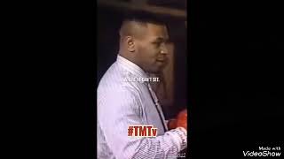 Mike Tyson Demonstrates Proper Knockout Technique To Larry Merchant @tyson-mayweathertv2113