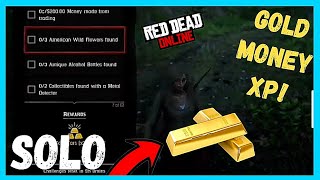 *SOLO* GOLD/MONEY/XP GLITCH IN RED DEAD ONLINE! (RED DEAD REDEMPTION 2)