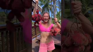 How To Eat Hairy Rambutan Fruit!