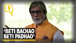 The Quint: Amitabh Bats For Girl Child’s Dignity, Survival and Education