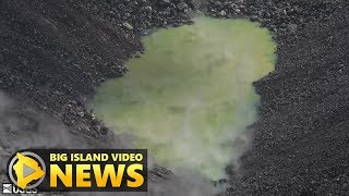 New Kilauea Summit Pond Video Shows Possible Water Influx (Sept. 25, 209)