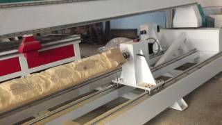 800mm diameter Rotary CNC Router for large statue making