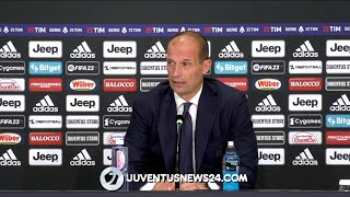 Conferenza stampa Allegri pre Lecce-Juventus: "Abbiamo la rabbia dentro, Vlahovic e Loca out”