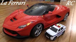 RC Toy Cars: New Bright Laferrari Remote Control Sports Car and a Police Car Unboxing