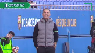 Así de INTENSO se PONE Rafa Márquez como DT del Barça Atlétic