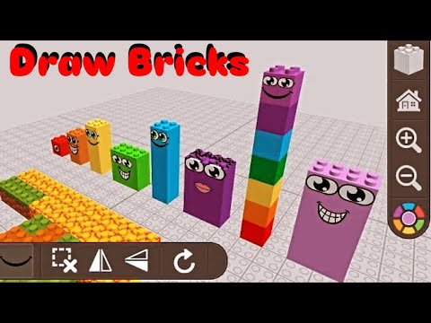 Numberblocks Draw Bricks Youtube
