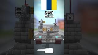 【MinecraftBE軍事部】回路搭載戦車の昔と今　#shorts #minecraft軍事部 #マイクラ軍事部