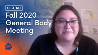 General Body Meeting: December 10, 2020