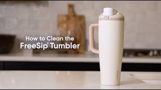 How to clean your Owala® FreeSip® Tumbler