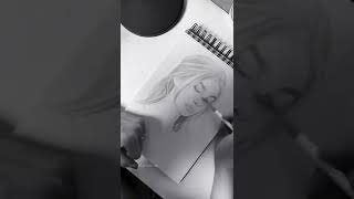 ACTRESS PENCIL DRAWING | HOW TO DRAW A GIRL WITH PENCIL DRAWING | CREATIVE PORTRAIT DRAWING #shorts
