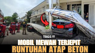 Momen Menegangkan! Proses Evakuasi Mobil yang Tertimpa Beton Runtuh | RESPON 33