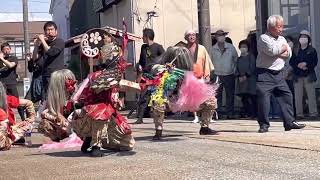 射水市　獅子絵田獅子方若連中