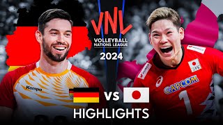 🇯🇵 JAPAN vs GERMANY 🇩🇪 | Highlights | Men's VNL 2024
