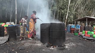 Les femmes de Diatokro (Aboisso, Sud Comoé) au cœur des transformations de produits vivriers