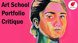 Art School Portfolio Critique by a RISD Art Professor