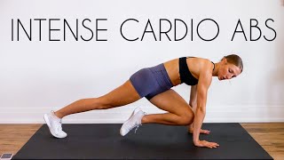 QUICK \u0026 INTENSE Cardio Abs Workout (9 mins \u0026 No Equipment)