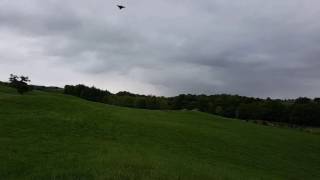 Rocket boosted rc plane viggen estes edf jet