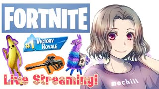 Fortnite｜Live Streaming! フォトナ配信! ゆるくソロやってきまーす♡  [mochiii channel]