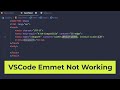 Visual Studio Code Emmet Not Working | ! + ENTER not working