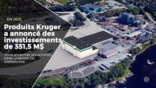 Projet d'expansion des activités de Produits Kruger à Sherbrooke