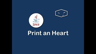 print an heart in java