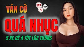 Caffe Cờ Tướng: Ván Cờ Quá Nhục - 2 Xe Để 4 Tốt Lùa Như Lùa Gà !