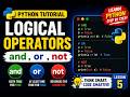 Logical Operators (and, or,  not)