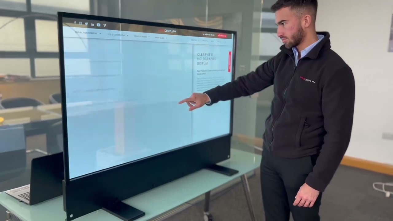 Transparent Oled Touch Screen Youtube