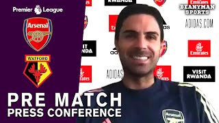 Mikel Arteta - Arsenal v Watford - Pre-Match Press Conference