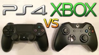 PS4 vs XBOX ONE Controller Comparison - Thumbsticks, Triggers \u0026 Design! (Playstation 4 vs XB1)