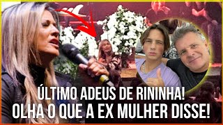 DENISE SEIXAS DEIXA VELÓRIO TENSO EM DESPEDIDA! RININHA CHORA PELO PAI!