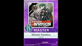 【譜面確認用】Nijirate Fanatics MASTER【チュウニズム外部出力】