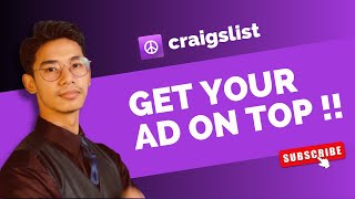 How to Get Your Craigslist Ad on Top !