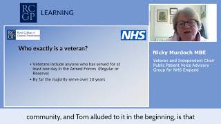 General practice and the care of Armed Forces veterans and their families
