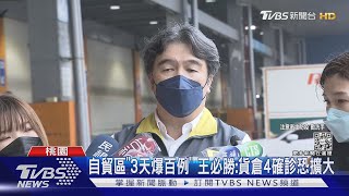 自貿區「3天爆百例」 王必勝:貨倉4確診恐擴大｜TVBS新聞