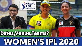 Women's IPL 2020 - Dates, Venues, Teams, Schedule || Women's IPL 2020 Latest Updates