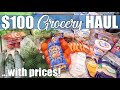 $100 Walmart Grocery Haul & Meal Plan