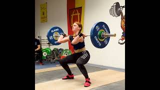 Joana 62kg Clean and Jerk