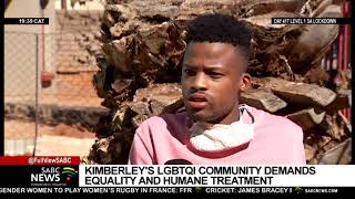 LGBTQI+ in Kimberly demand equality and humane treatment