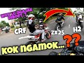 KAWASAKI H2 ZX25 NINJA 250 GEBER USER CRF SAMPE NGAMOK ‼️ Ada yang tau siapa rider crf ini..??