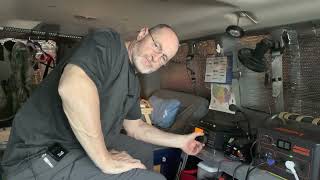 Stealth Van Ham Radio Set-Up- 10 Meter Band Mobile Ops